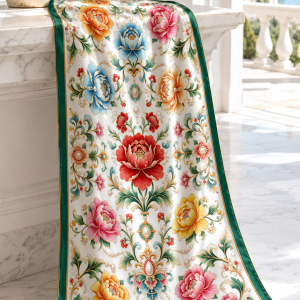 Everglow Garden Collection | Silk Scarf