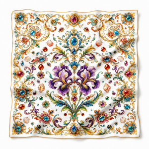 Glowing Shadow Collection | Silk Scarf