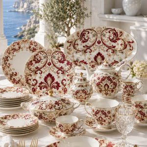 Crimson Opal Garden Collection | Ceramics & Tableware