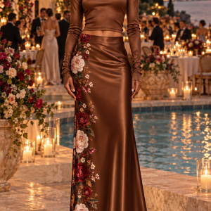 Winter Wedding & Festive Evening Dress